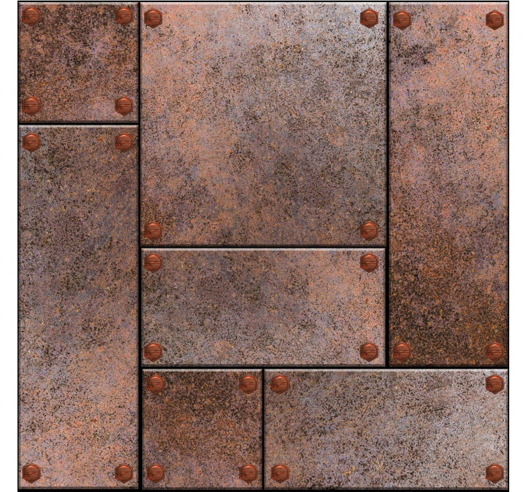 Kovové desky Tapeta pro ložnici teenagera - TenStickers