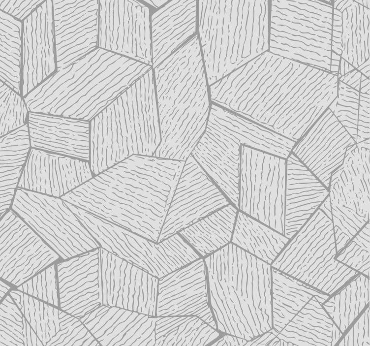 Efekt africké látky Šedá tapeta - TenStickers