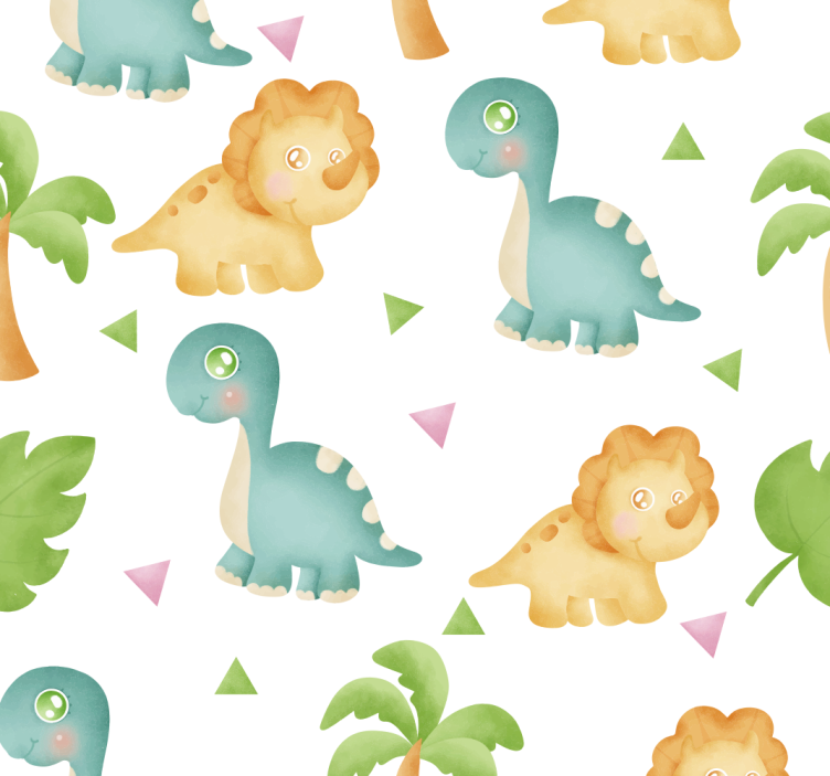 čas na hraní dinosaurů Dinosauři tapeta - TenStickers