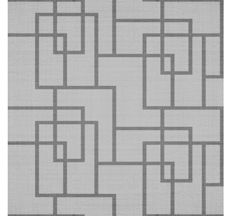 šedé geometrické čáry Moderní tapeta - TenStickers