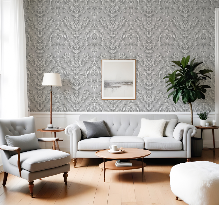 3d efekt Barokní tapeta - TenStickers