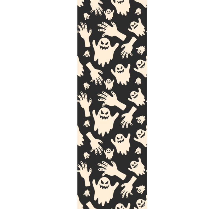Strašidelné vzorované tapeta - TenStickers