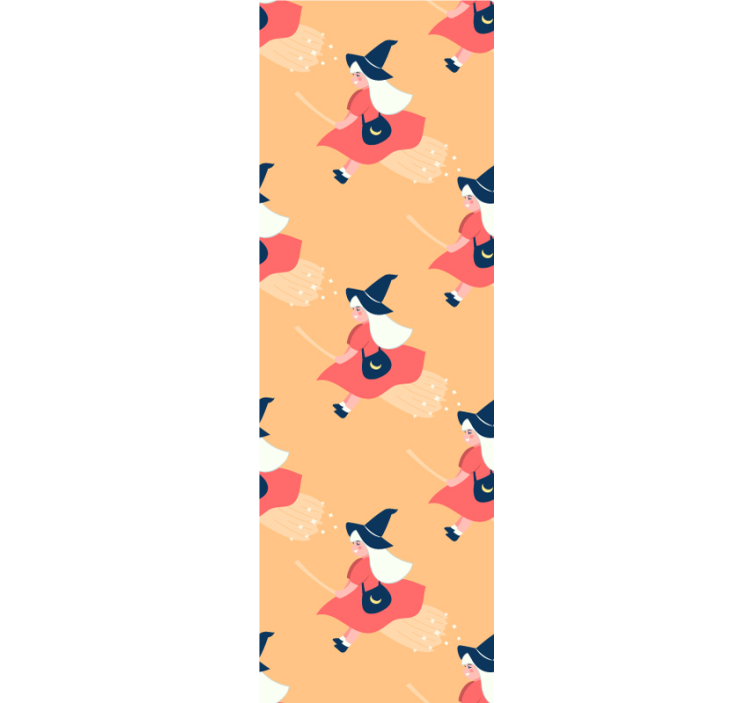 Tapeta na plochu pro halloween čarodějnice - TenStickers