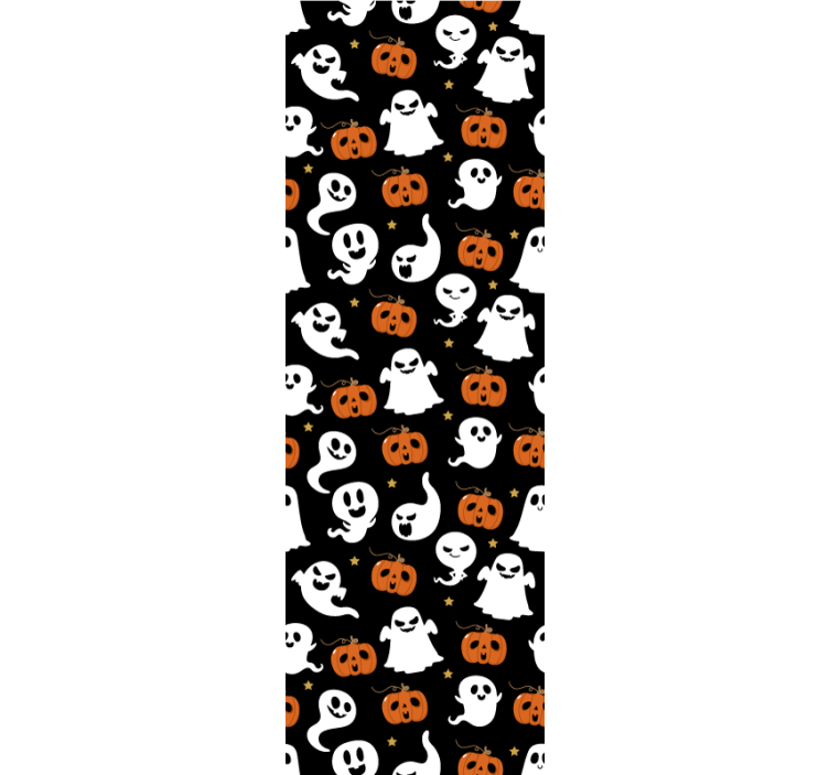 Tapeta na plochu okrasných halloweenů - TenStickers