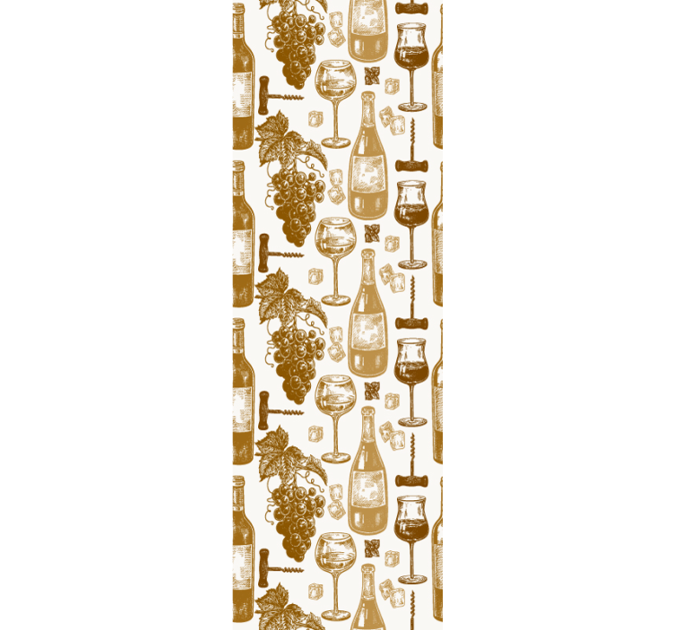 Kuchyňské tapeta na lahve na víno - TenStickers