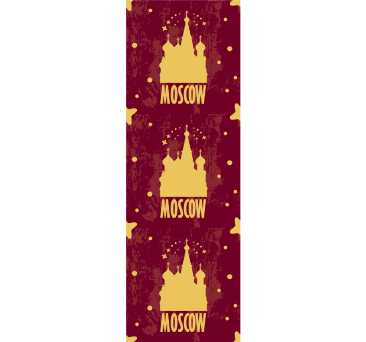 Moskevský mezník design město a země tapeta - TenStickers