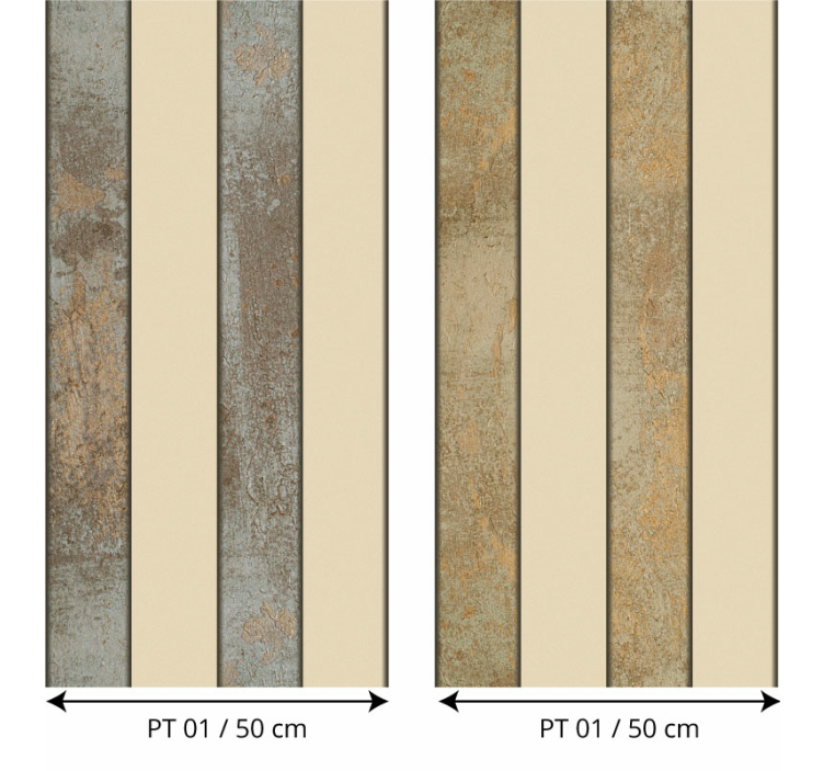 Styl betonové pruhované tapeta - TenStickers