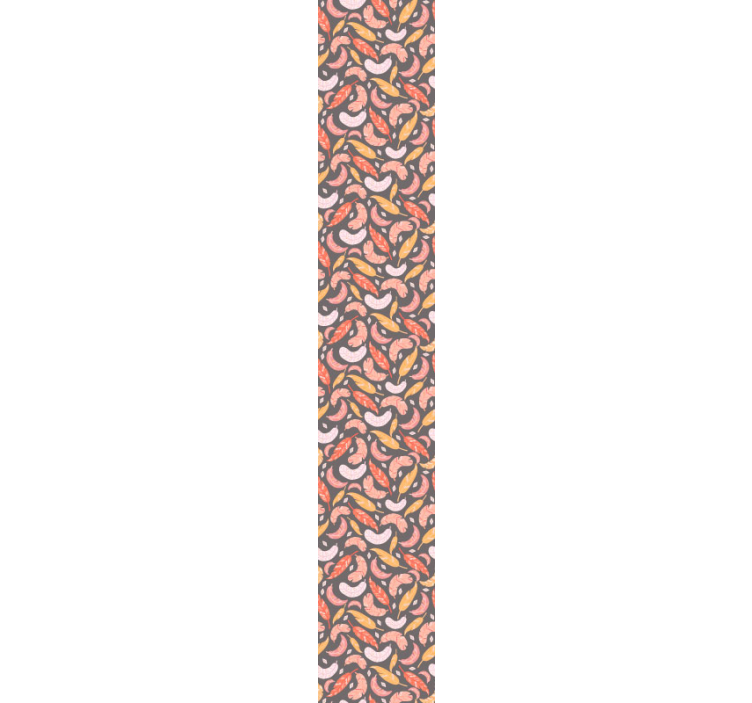 šedé pozadí s peřím jídelní tapeta - TenStickers