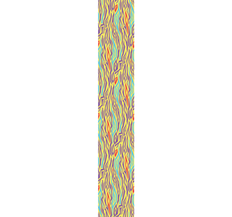 Barevné vlny Abstraktní tapeta - TenStickers