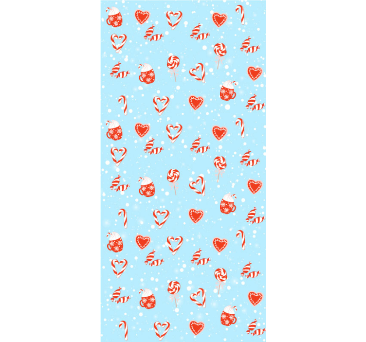 Sváteční sladké dobroty Vánoční tapeta - TenStickers