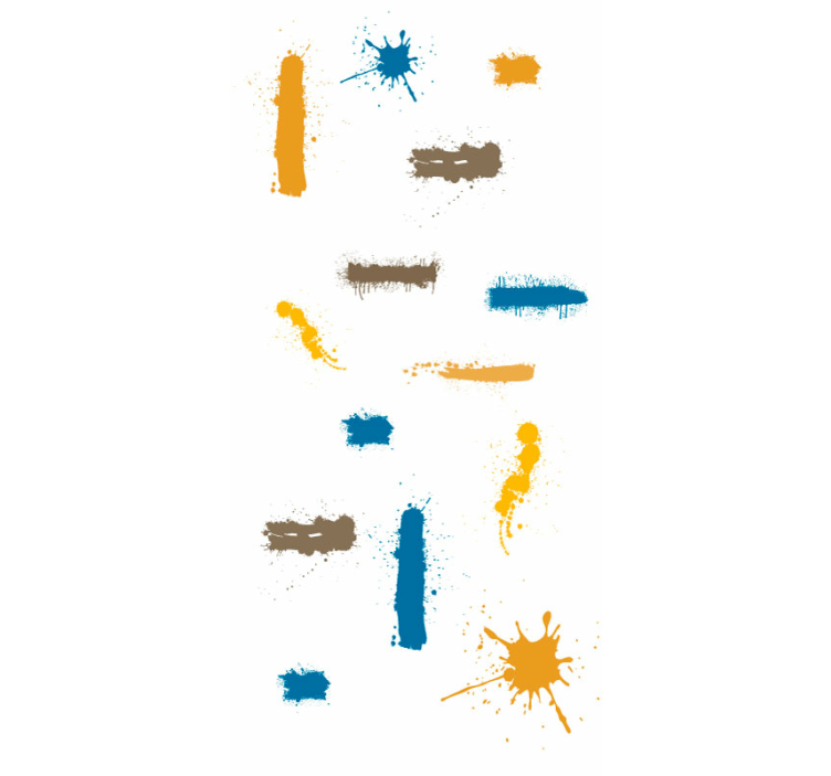 Abstraktní malířské tahy Abstraktní tapeta - TenStickers