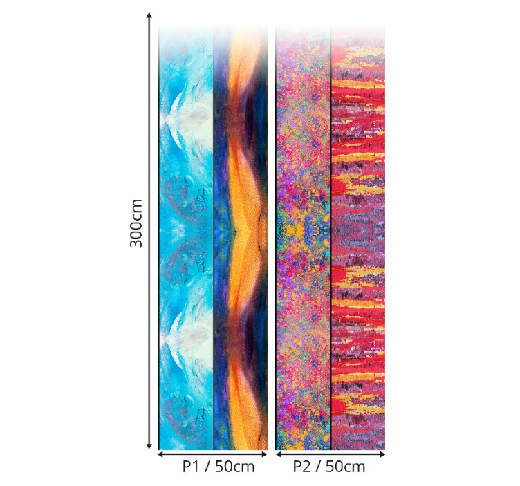 Barevné tapeta - TenStickers