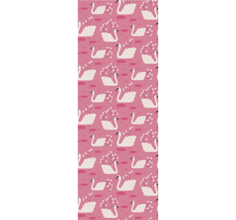 Okouzlující design labutě Zvířecí tapeta - TenStickers