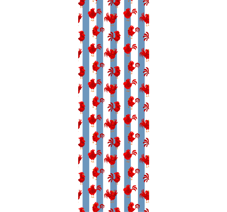 Humrový pruhovaný vzor Zvířecí tapeta - TenStickers