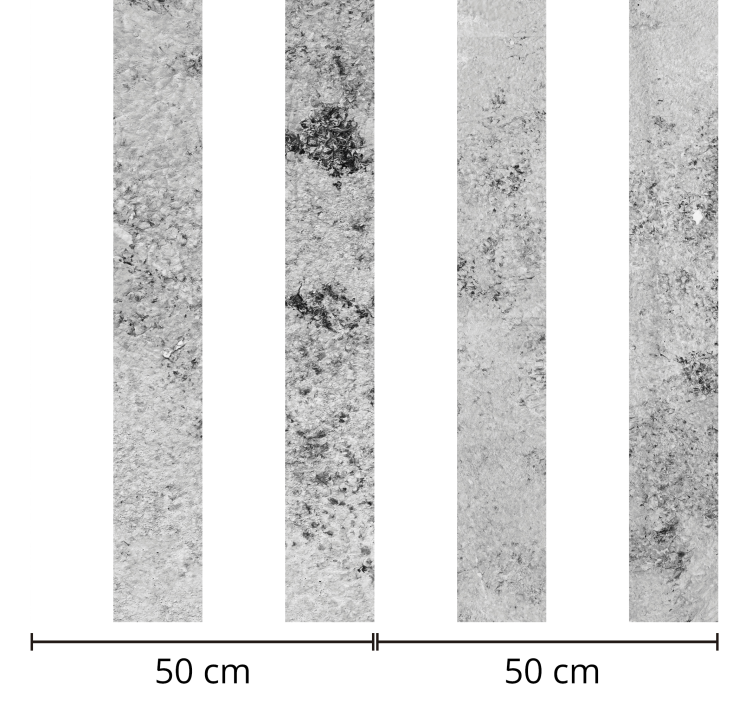 šedý pruh konkrétní texturou tapeta - TenStickers