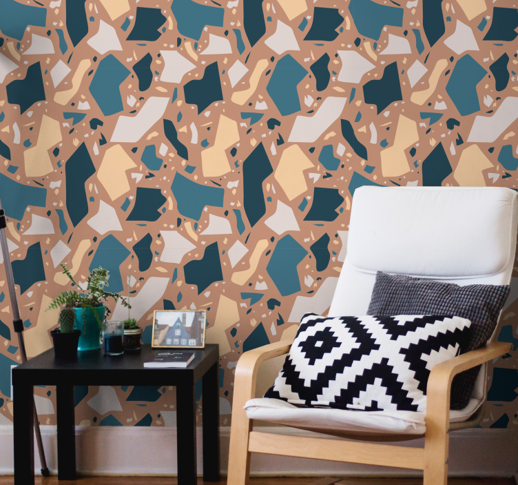 Abstraktní tvary fúze Tapeta Ostatní textury - TenStickers