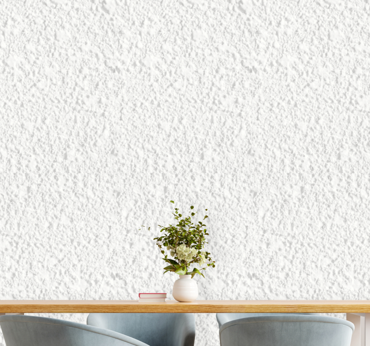 Bílé 3d kameny vzor kamenná tapeta - TenStickers