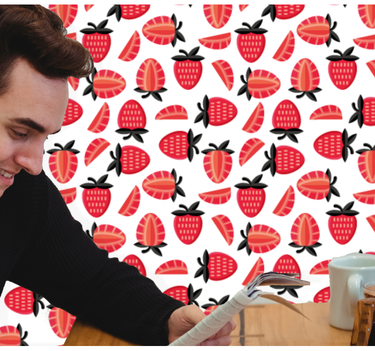 Bobule vzor Příroda tapeta - TenStickers