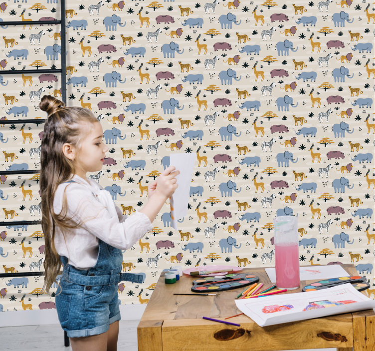 Divoká zvířata zvíře tapeta - TenStickers