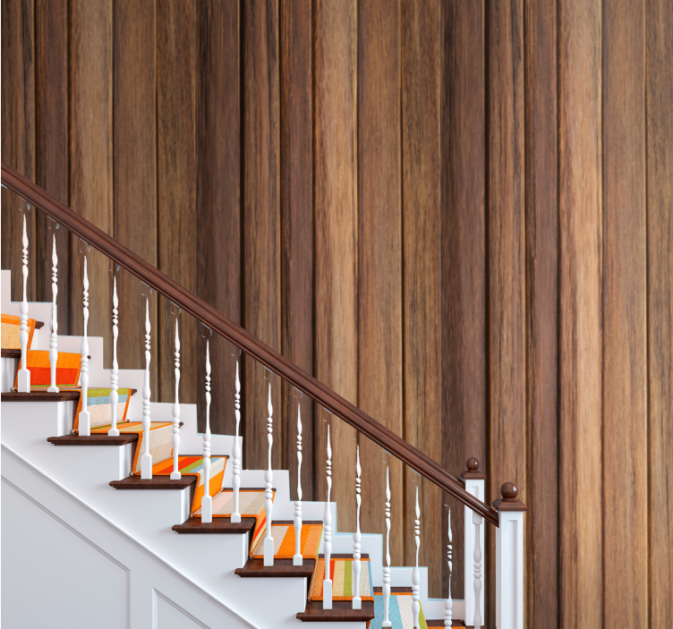 Podlaha se starou povrchovou tapetou s efektem dřeva - TenStickers