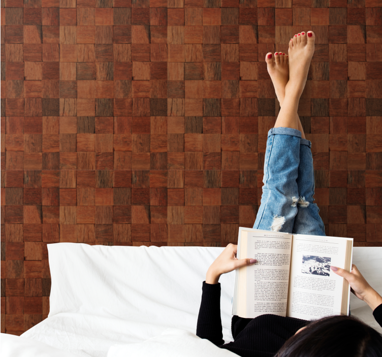 Dřevěné pozadí textury efekt dřeva tapeta - TenStickers