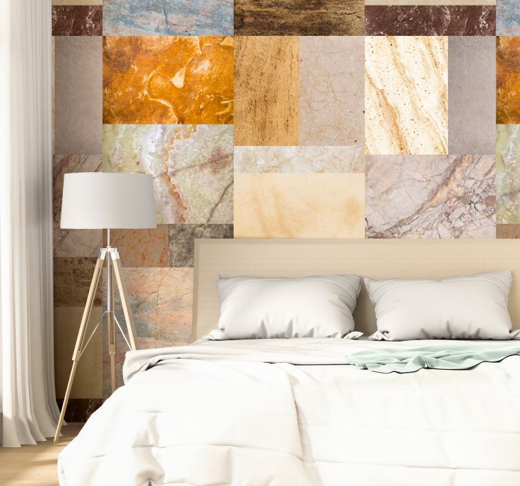 Elegance mramorové texturou tapeta - TenStickers