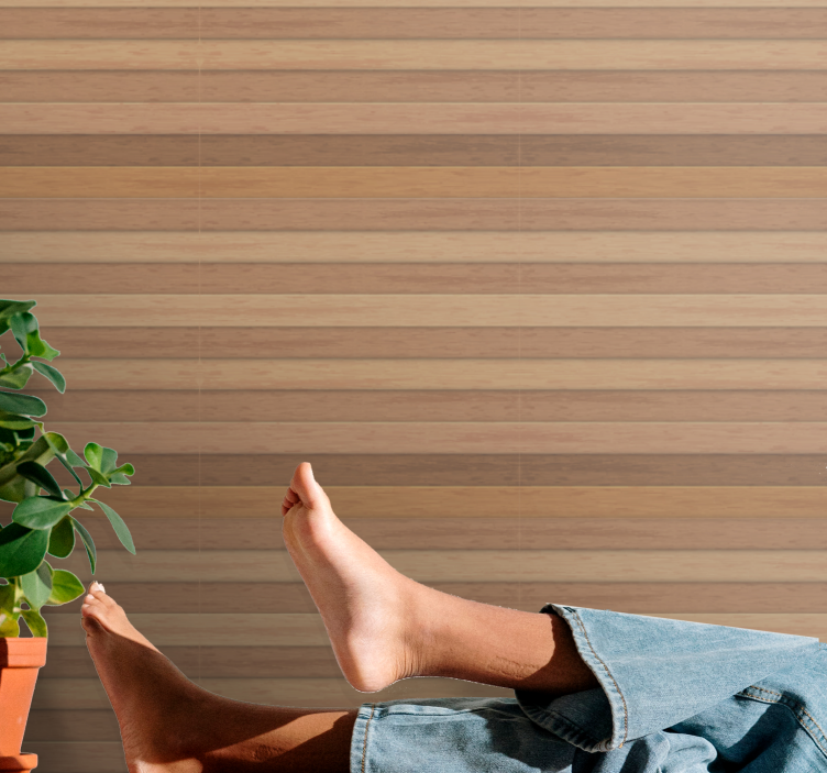 Elegantní dřevěná prkna tapeta s efektem dřeva - TenStickers