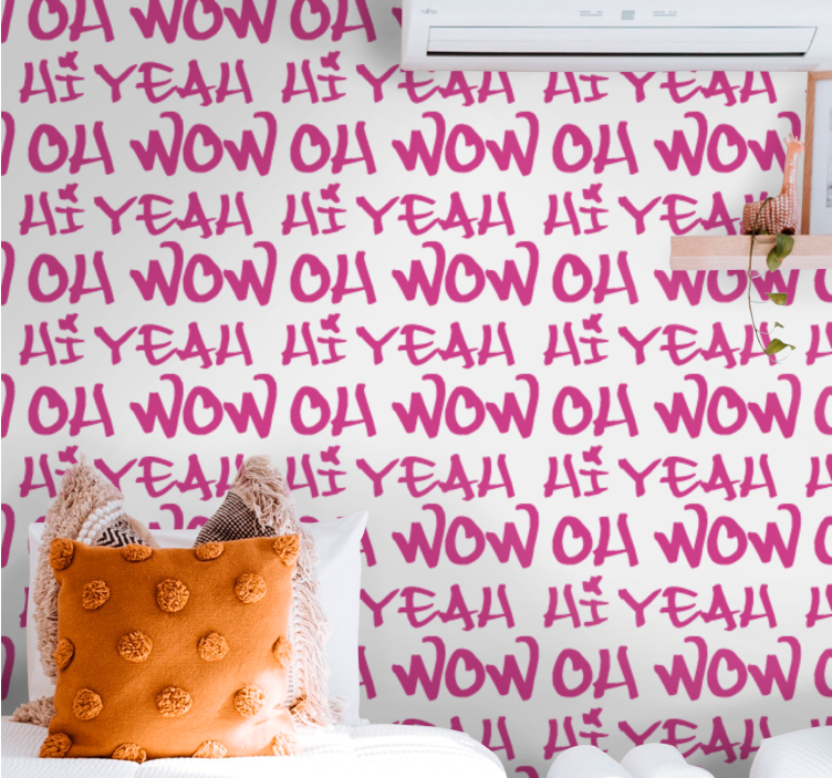 Expresivní frázový design Nápis tapeta - TenStickers