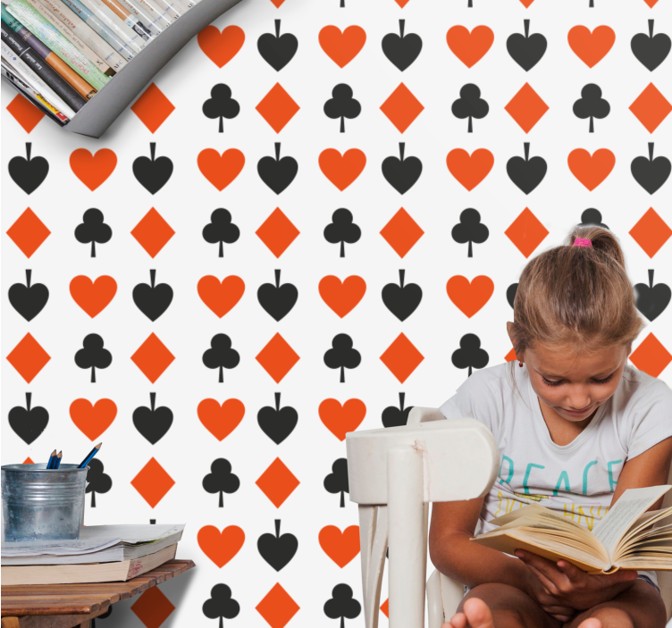 Hravé tvary vzor Tapeta tečka - TenStickers