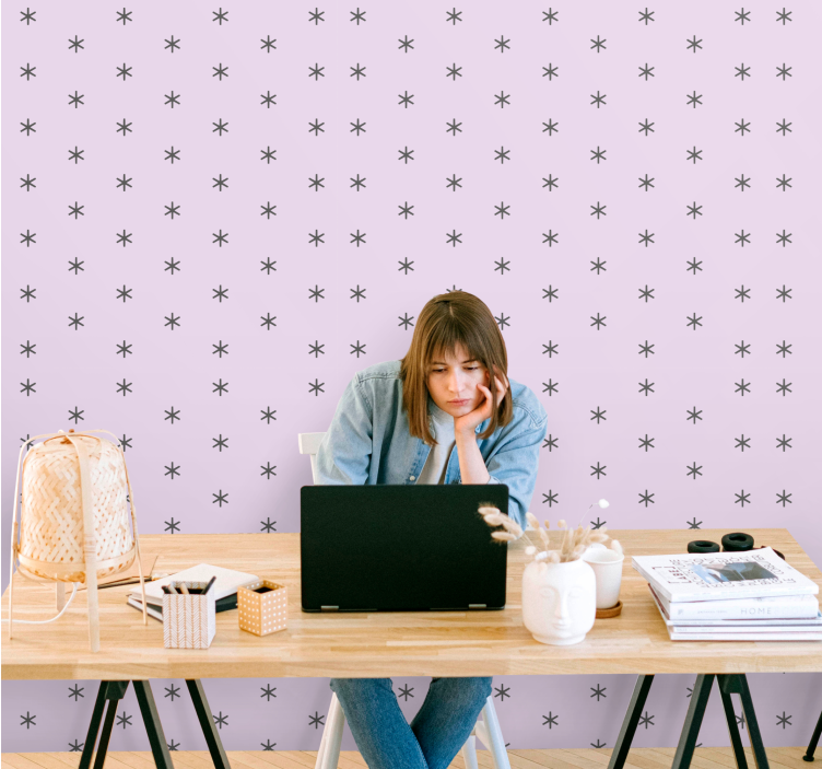 Hvězdná akcentová stěna Hvězdná tapeta - TenStickers