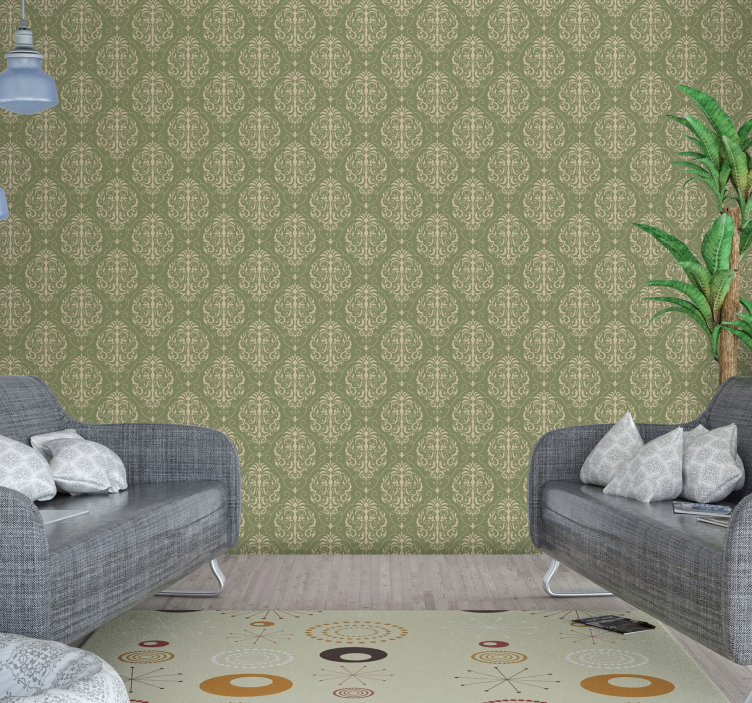 Klasické tapeta s květinami - TenStickers