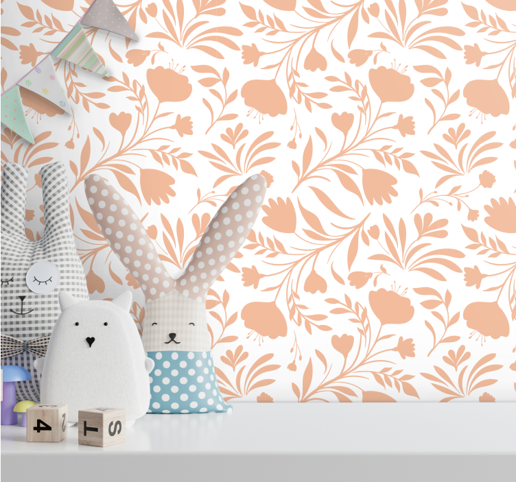 Květinové jarní vibrace květinová tapeta - TenStickers