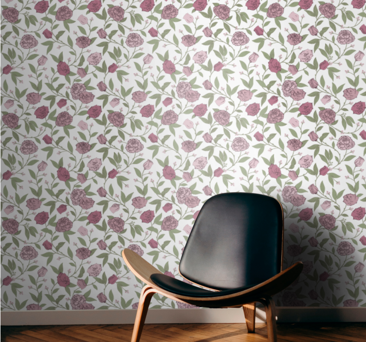 Květinové kouzlo květinová tapeta - TenStickers