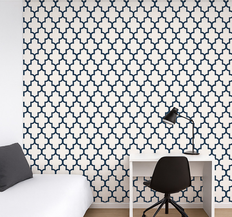 Moderní geometrický design Tapeta pro ložnici teenagera - TenStickers
