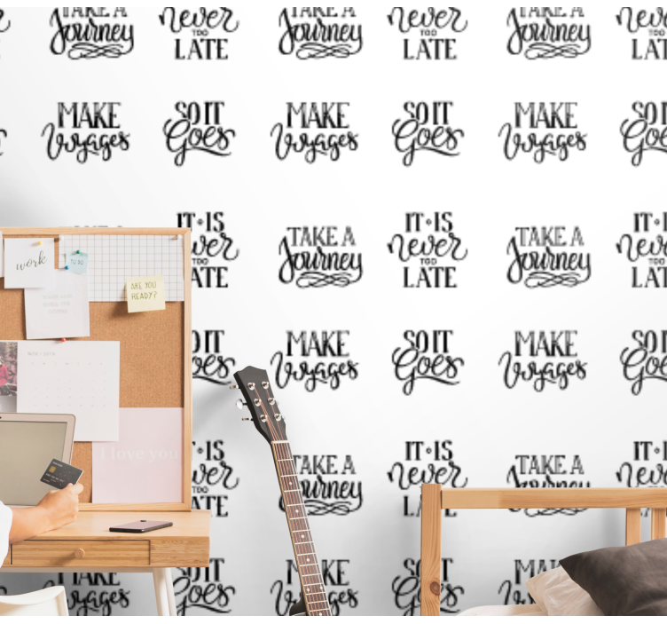 Motivační citáty Nápis tapeta - TenStickers