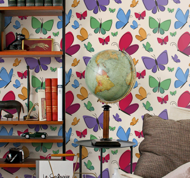 Motýli létající pro děti motýl tapeta - TenStickers