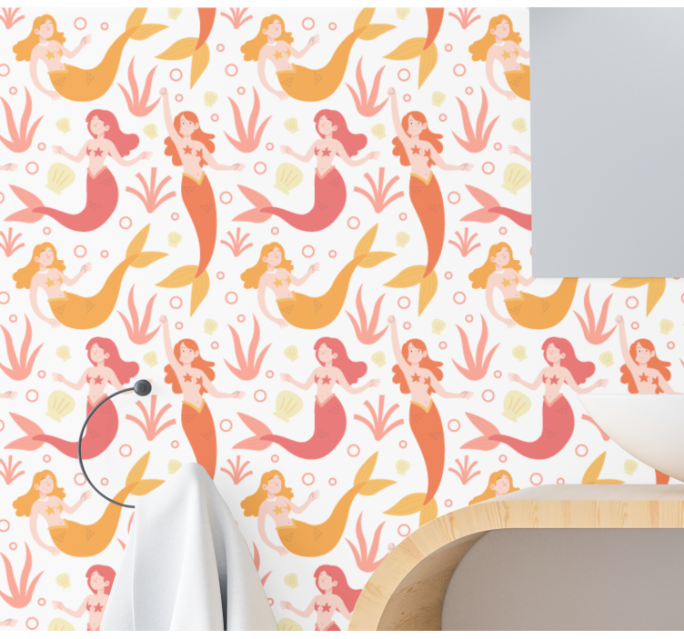 Mýtické mořské tanečnice Motýlí tapeta - TenStickers