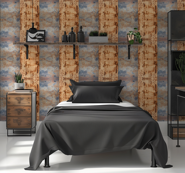 Oxid kovu Tapeta pro ložnici teenagera - TenStickers