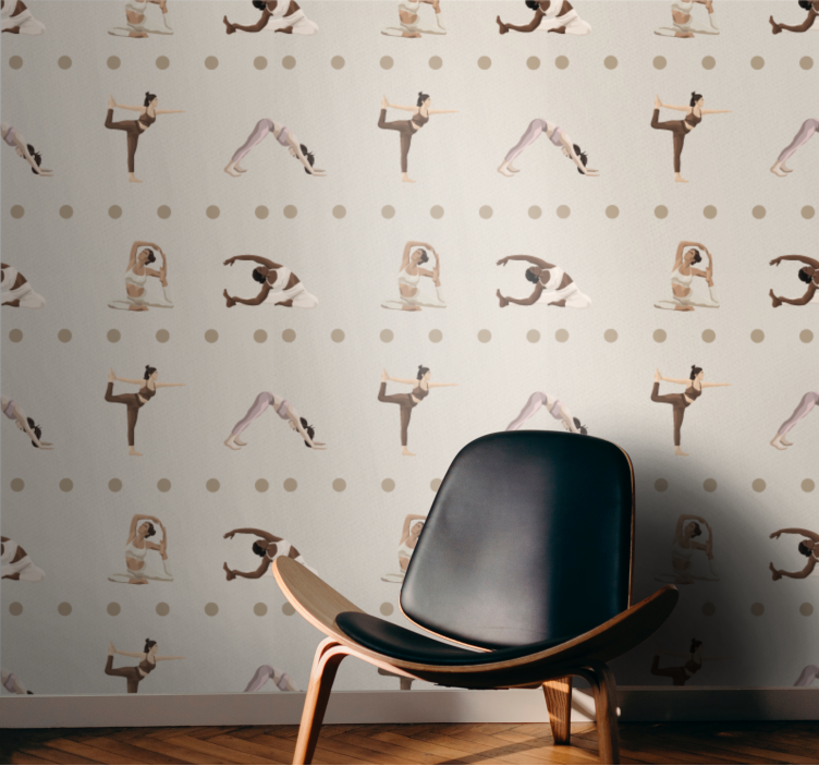 Různé tapeta na jógu - TenStickers