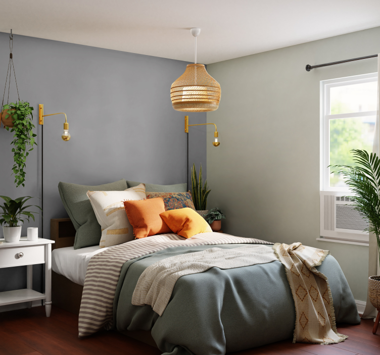 Design tapeta v šedém tónu - TenStickers