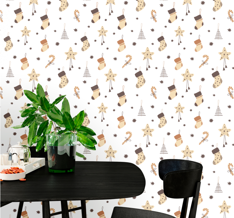 Slavnostní prázdninové snímky Vánoční tapeta - TenStickers