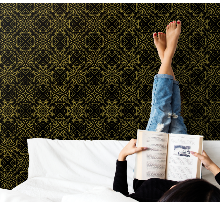 Složité geometrické vzory Ostatní dekorativní tapeta - TenStickers