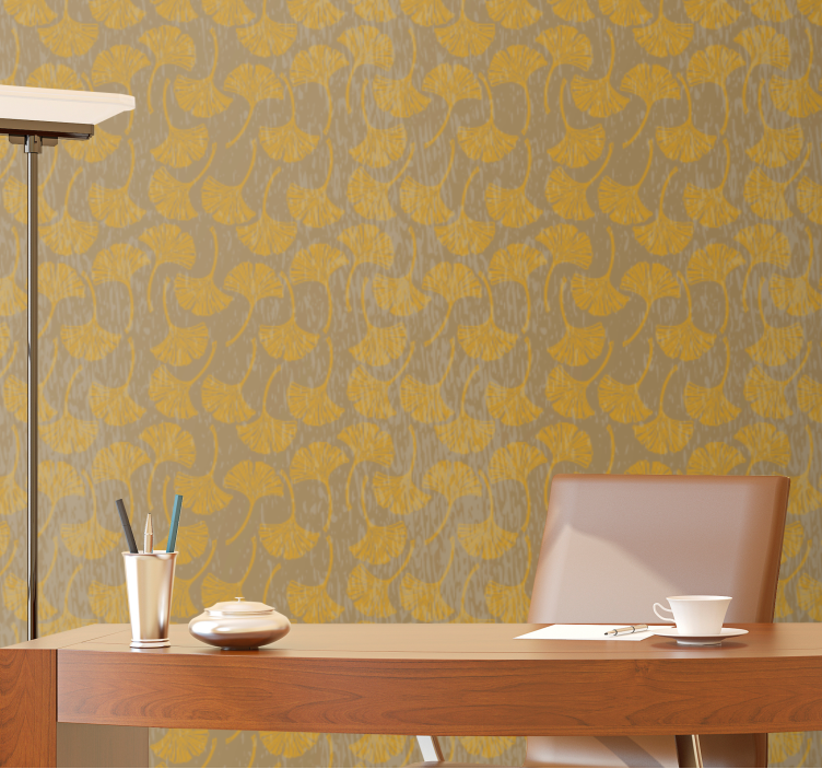 Složité květinové motivy Květinový ornament tapeta - TenStickers