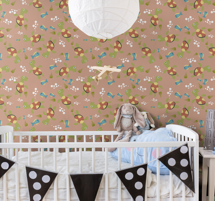 šťastné želvy plavání dětské tapeta - TenStickers