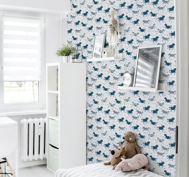 Tapeta s jemnými koňmi zvířecí tapeta - TenStickers