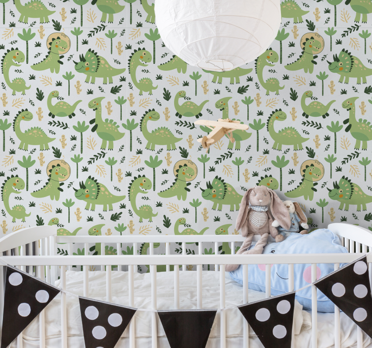 Téma dinosauřího školky Dinosauři tapeta - TenStickers