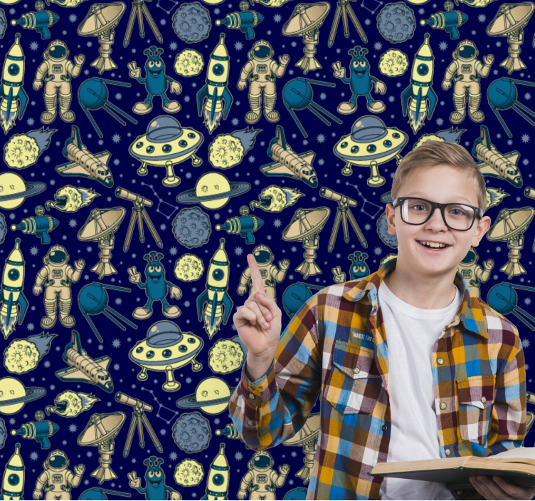 Téma průzkumu vesmíru Umělecká tapeta - TenStickers