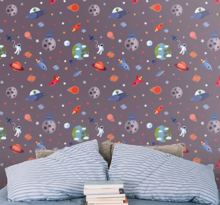 Téma vesmírné dobrodružství Hvězdná tapeta - TenStickers