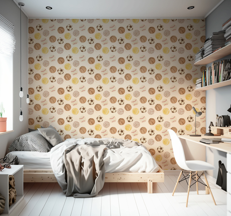 Vintage koule vzor vintage tapeta - TenStickers