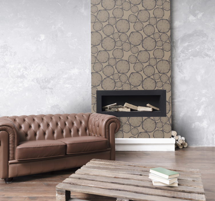 Rustikální tapeta kmen stromu - TenStickers